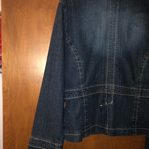 Anthropologie Denim Jacket by Louie great condition size 6 - Picture 12 of 16